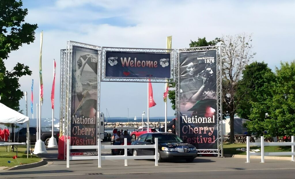 Cherry Festival Entrance