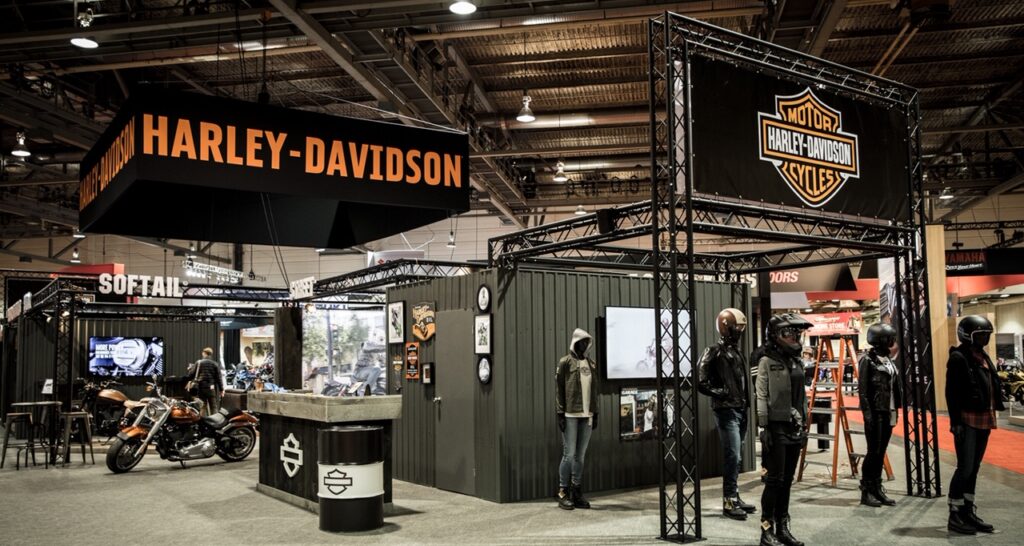 Harley Davidson Booth