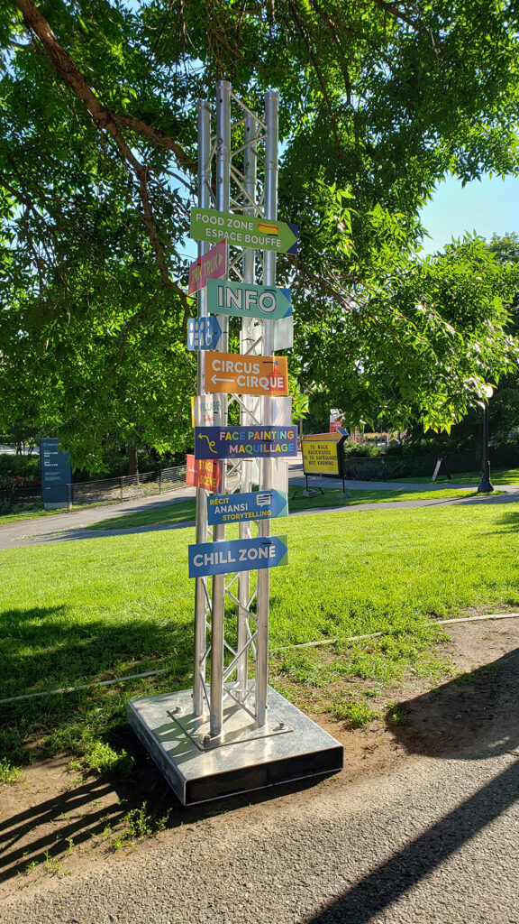 Directional Sign Kiosk